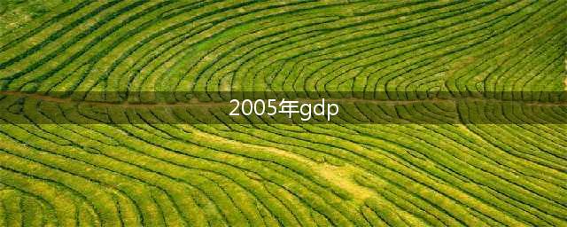 2005年中国gdp世界排名，2005年中国gdp数值(2005年gdp)