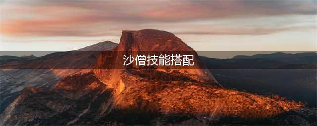 造梦西游3沙僧技能怎么搭配 沙僧技能搭配攻略(沙僧技能搭配)