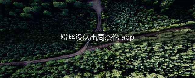 周杰伦"Jayme"App引争议，粉丝质疑割粉丝韭菜(粉丝没认出周杰伦 app)