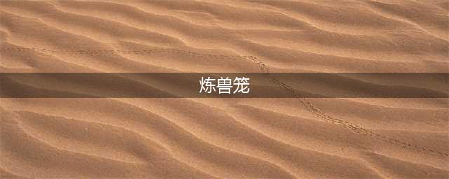 梦幻西游炼兽笼精修时间使用方法