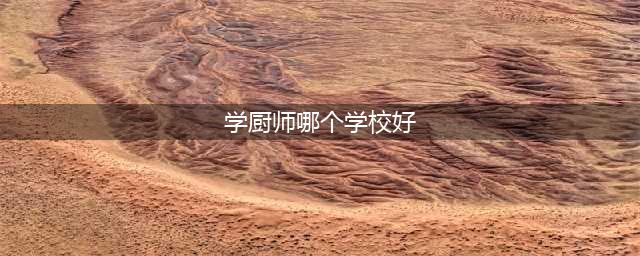国内厨师技校哪家好？这五所厨师院校堪称中国厨师教育的天花板！(学厨师哪个学校好)