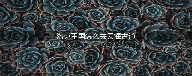洛克王国风暴禁地在哪？波小赛的旅行风暴禁地位置介绍(洛克王国怎么去云海古道)