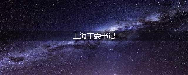 陈吉宁任上海市委书记(上海市委书记)
