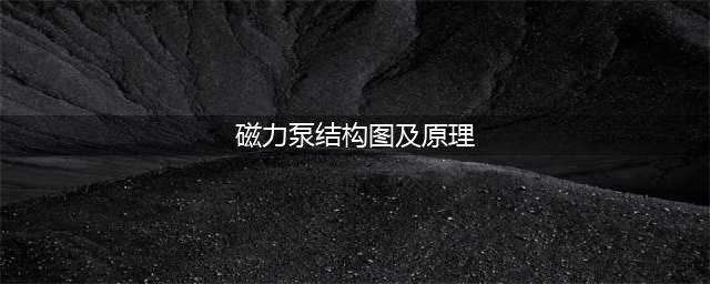 基础知识 | 磁力泵的传动原理与结构特点！(磁力泵结构图及原理)