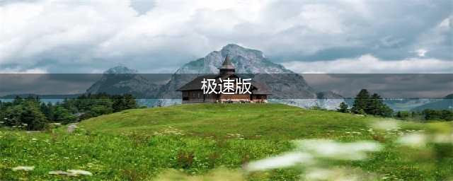 APP为什么会有极速版和标准版(极速版)
