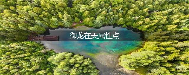 御龙在天职业加点 御龙在天各职业属性加点攻略