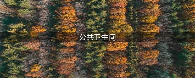 10个“网红”式公共厕所设计(公共卫生间)