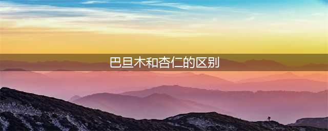 巴旦木、甜杏仁、苦杏仁，你还傻傻分不清吗？(巴旦木和杏仁的区别)