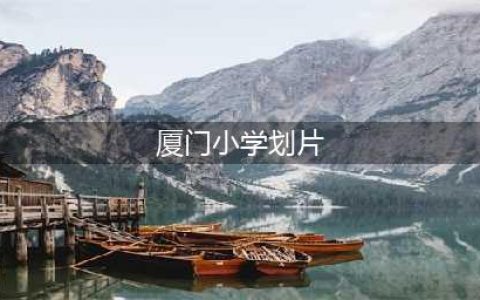 大汇总！2023年厦门6区小学最新划片公布！(厦门小学划片)
