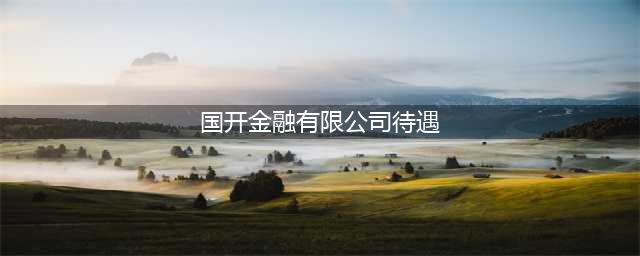 秋招 | 国开金融有限公司2024年校园招聘正式启动（附薪资户口及秋招汇总表）(国开金融有限公司待遇)