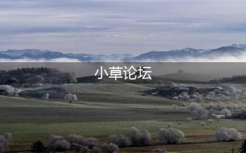 草榴社区——一个充满阳光与温暖的世界(小草论坛)
