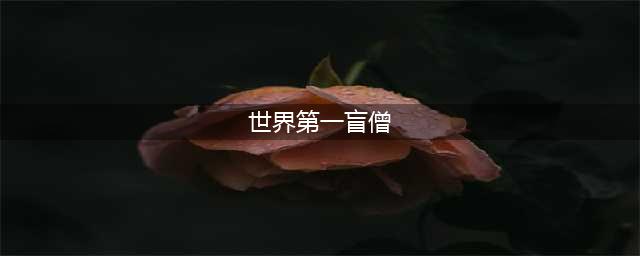 LOL：世界第一盲僧是谁？是“灵药”，还是呼声最高的他！(世界第一盲僧)