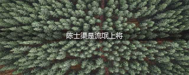 此上将因主席1句话，从此拒绝升官，中央定了也没用(陈士渠是流氓上将)