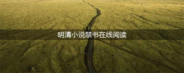 明清小说禁书几种：欲望、感官和艺术想象（随笔版）(明清小说禁书在线阅读)