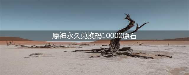 《原神》10000原石兑换码分享2023