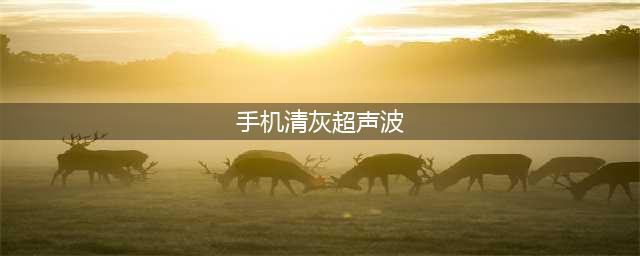 清灰音频超声波清理手机灰尘，手机清灰模式音频下载(手机清灰超声波)