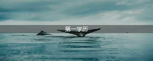 三分钟理清什么是第一学历、第二学历、最高学历、双学位(第一学历)