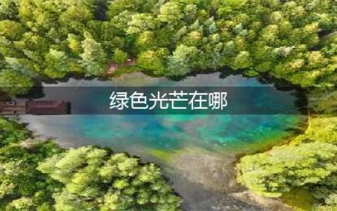 光遇绿色光芒在哪个位置？(绿色光芒在哪)