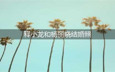 童星出道的杨丽晓如今逆袭，美得不可方物，她和释小龙秘密结婚？(释小龙和杨丽晓结婚照)