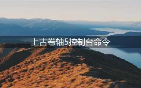《上古卷轴5》控制台常用代码大全(上古卷轴5控制台命令)