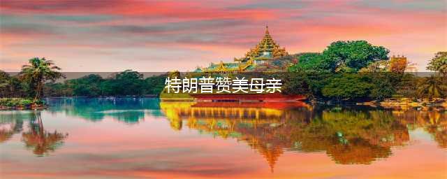 特朗普赞美母亲：妈妈不允许我出错，今天的成就离不开母亲的严格(特朗普赞美母亲)