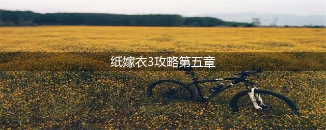 纸嫁衣3鸳鸯债攻略第五章 纸嫁衣3第五章图文攻略