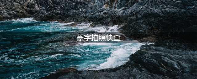 篆字怎么拍照识别？一键提取图片文字全攻略【正文】(篆字拍照快查)