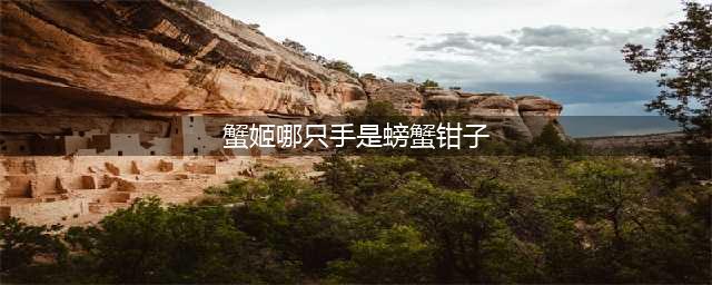 《阴阳师》蟹姬的哪只手是蟹钳 蟹姬的蟹钳答案分享(蟹姬哪只手是螃蟹钳子)