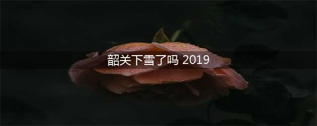 5年一见！韶关市区下雪了！最低-6℃，这里出现绝美冰挂！(韶关下雪了吗 2019)