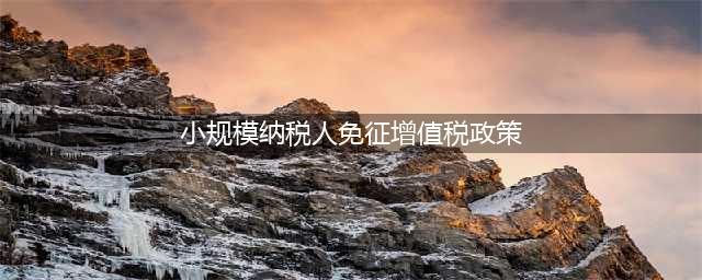 2021年最新小规模纳税人免征增值税政策解读(小规模纳税人免征增值税政策)