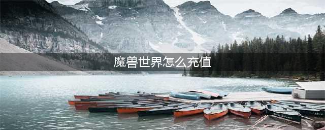 《魔兽世界》充值方法有多少种 充值方法介绍(魔兽世界怎么充值)