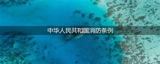 中华人民共和国消防法（2019）(中华人民共和国消防条例)