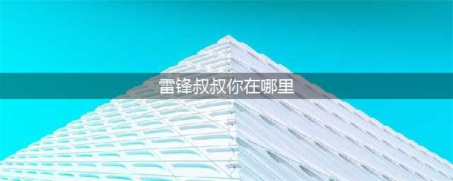 雷锋叔叔，你在哪里(雷锋叔叔你在哪里)