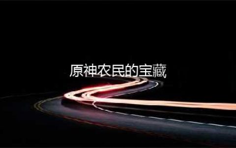 原神农民的宝藏任务攻略