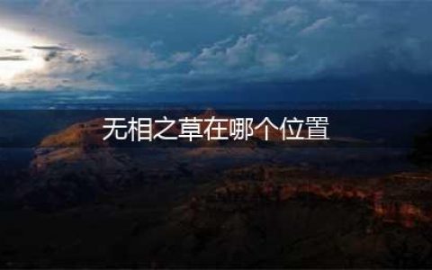 原神无相之草在哪个位置 原神无相之草地点一览