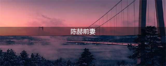 陈赫的两任妻子：初恋十三年的许婧，为什么输给了二婚的张子萱(陈赫前妻)