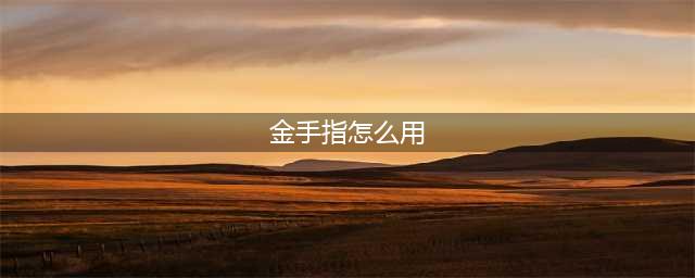 《口袋妖怪》金版金手指怎么使用 金手指使用技巧分享(金手指怎么用)
