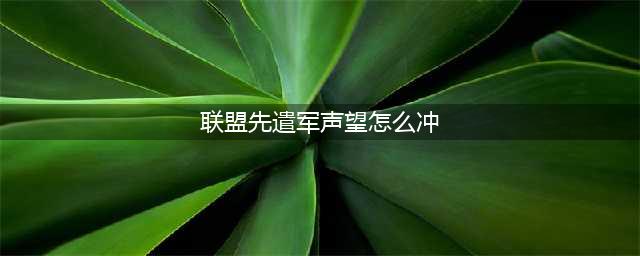 《魔兽世界》联盟先遣军声望有什么用 速刷技巧分享(联盟先遣军声望怎么冲)