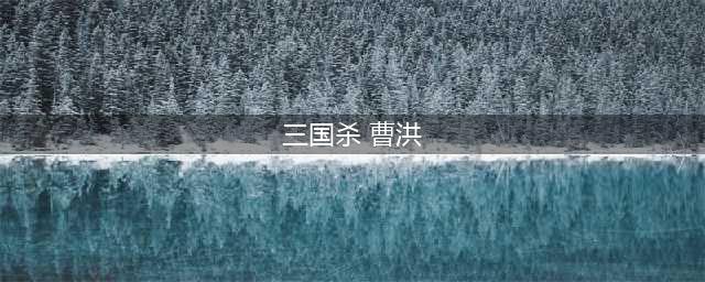 三国杀曹洪技能使用方法