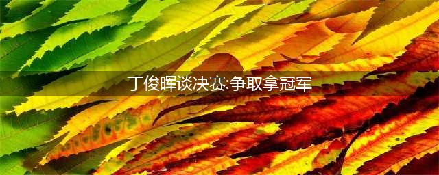 丁俊晖10-6击败塞尔比夺第2冠，目标剑指上海大师赛第3冠(丁俊晖谈决赛:争取拿冠军)