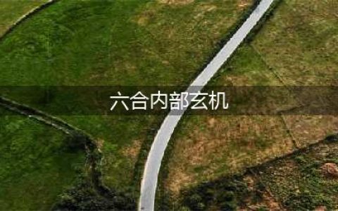 易理:八卦六合有玄机,奉献歌诀来解析!(六合内部玄机)