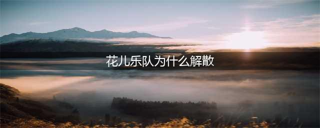 十年前曾红极一时，如今却销声匿迹的乐队组合(花儿乐队为什么解散)
