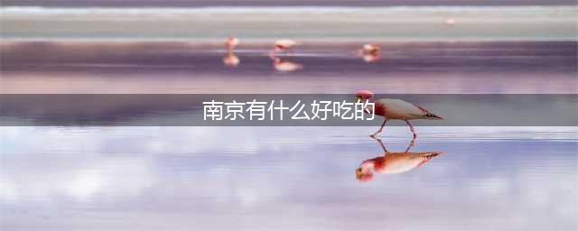 舌尖上的江苏，南京地道美食特产25种大集合 | 初食(南京有什么好吃的)