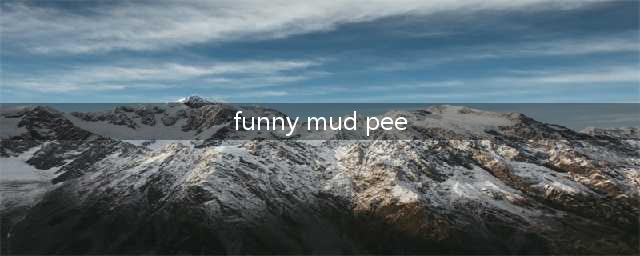 把老外怼懵的“funny mud pee”，被正式纳入牛津词典！(funny mud pee)