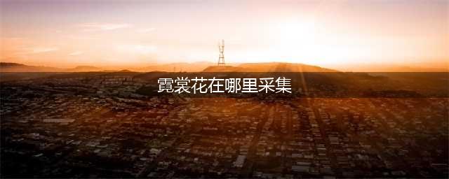 原神霓裳花在哪采集 霓裳花采集路线图一览