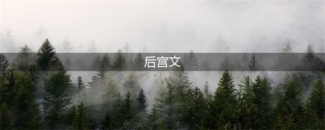 5本老司机必存的后宫文，每一本都是经典，书荒一刷二刷再三刷！(后宫文)