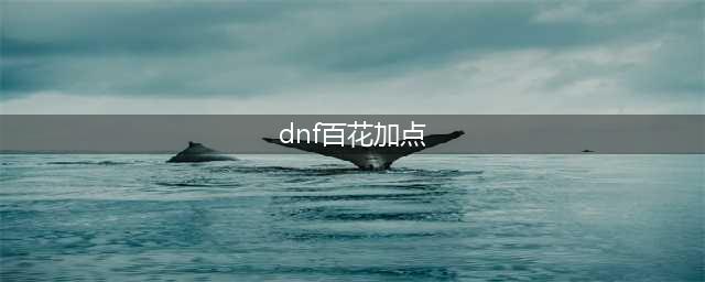 《DNF》女气功百级怎么加点 女气功百级加点推荐(dnf百花加点)