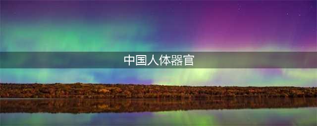 人体器官高清详细图解（收藏保存）(中国人体器官)