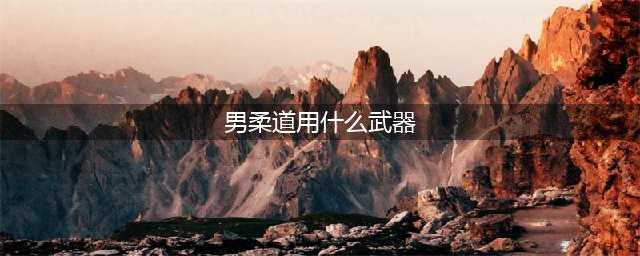dnf男柔道用什么武器 男柔道用什么武器最好