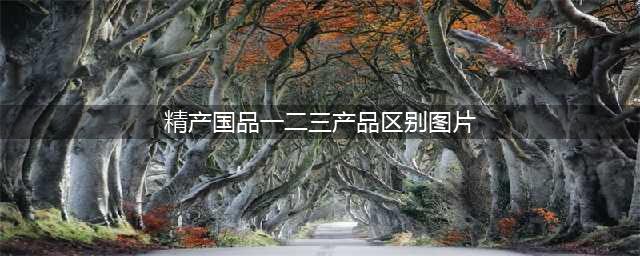 精产一二三产区区别是什么(精产国品一二三产品区别图片)